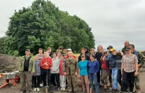 Археологические раскопки на реке Менке